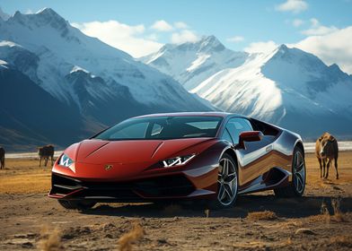 Lamborghini Huracan art