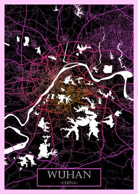 Wuhan China Road Map