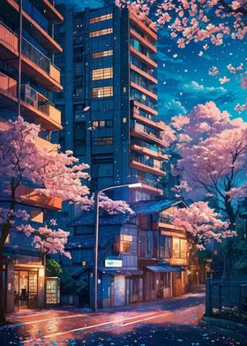 sakura japan landscape