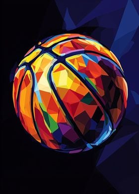 Basketball Wpap Pop Art