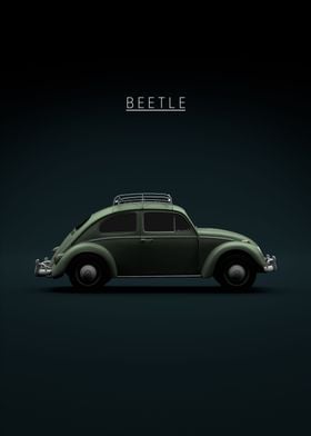 VW Beetle 1963 Green