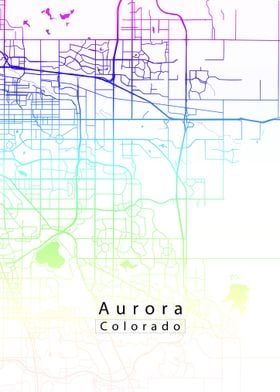 Aurora Colorado City Map