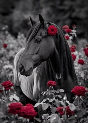 Horse Rose