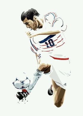 the legend Zizou