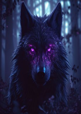 wild wolf purple