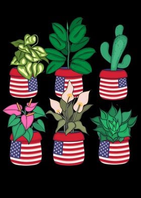 Plant Lover 4th Of July