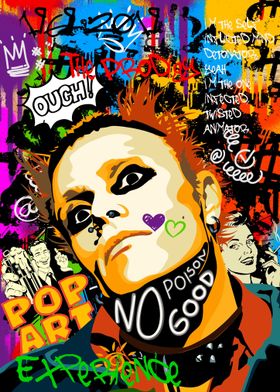 Pop art graffiti