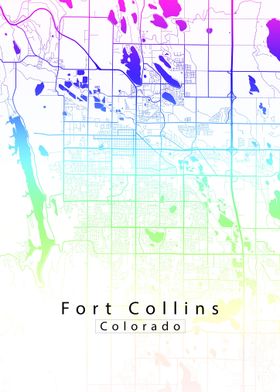 Fort Collins Colorado Map