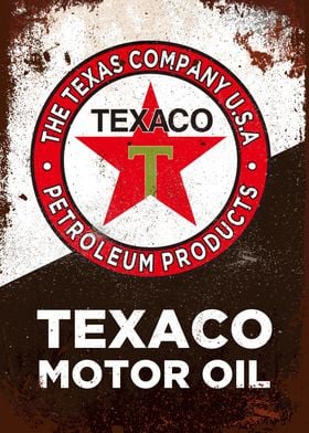 Texaco Motor Oil Sign