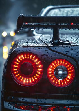 Nissan Skyline R34 Closeup