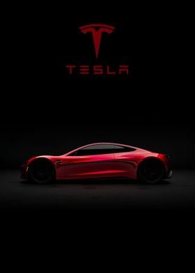 roadster tesla car