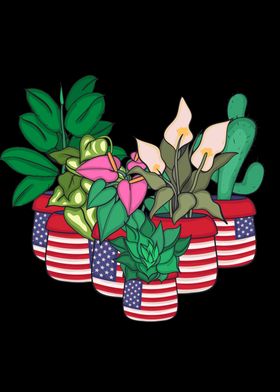 4th Of july Plant Gift 