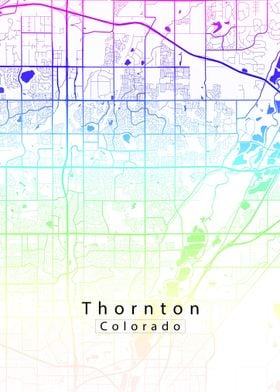 Thornton Colorado City Map