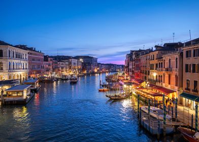 Venice Canal Evening View