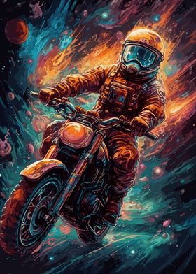 Motorcycle Astronaut Sport