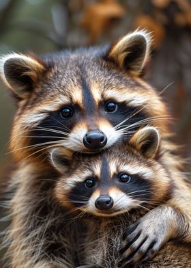 Raccoon Duo