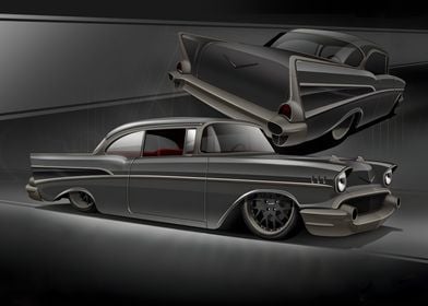 Restomod 1957 Bel Air