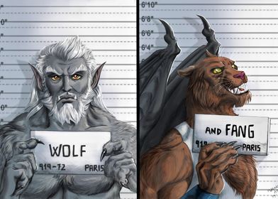 Mugshot Wolf and Fang