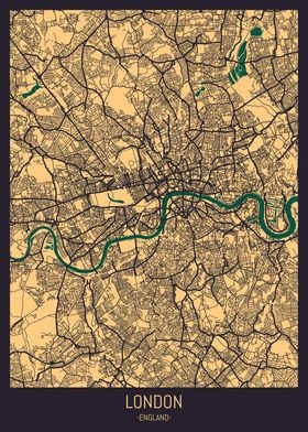 London England Street Map