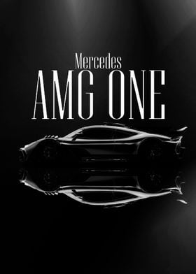 Mercedes AMG One BW art