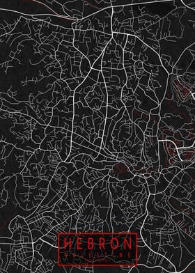 Hebron City Map Oriental