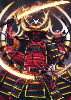 Red Ghost samurai 