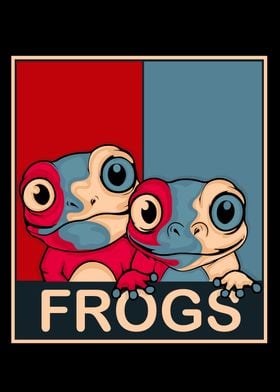 Retro Frog Gifts Kids