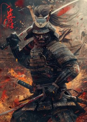 Samurai in Flames