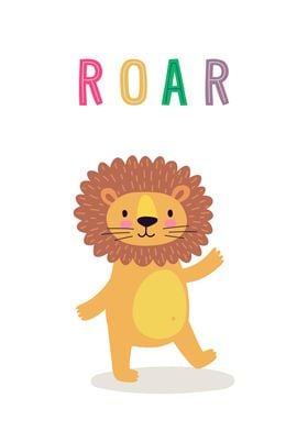 Roar Little Lion Kids Room