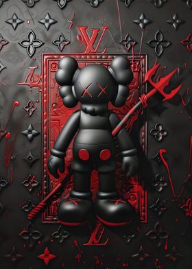 KAWS art X Louis Vuitton