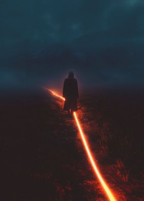 The Glowing Mountain Path