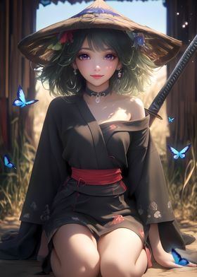 Samurai Girl x Butterflies