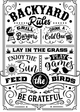 Backyard rules