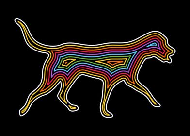 Rainbow Dog