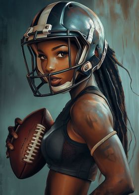 American Football Girl