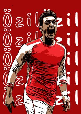 Mesut Ozil Pop Art