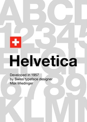 Helvetica font 1957