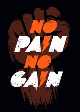 No pain No gain