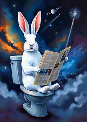 Rabbit and Space Toilet