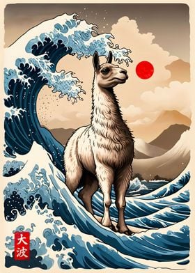 Great Wave of Llama