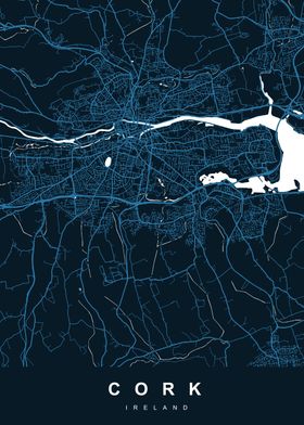 MAP OF CORK IRELAND