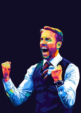 Gareth Southgate Wpap Art