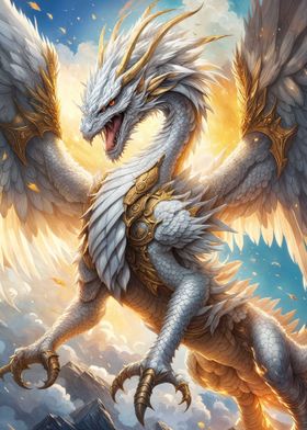 Angelic dragon