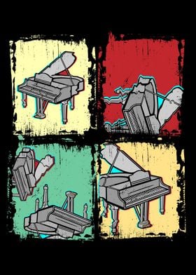 Retro Piano Player Gift Me