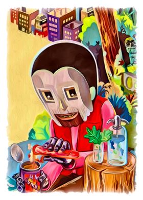 MF doom paintings