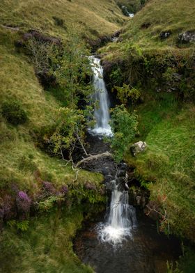 Twin waterfalls