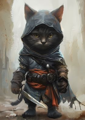 Cute Warrior Cat