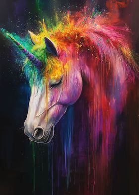 Unicorn Colorful Powder