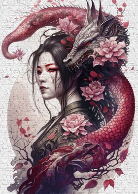 Geisha dragon