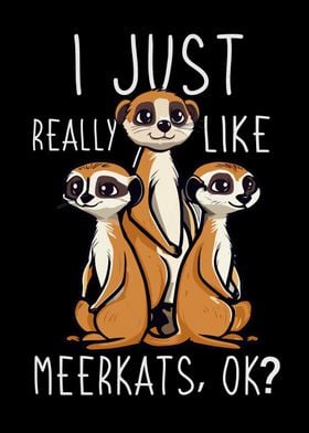 Cute Meerkat Gift Women